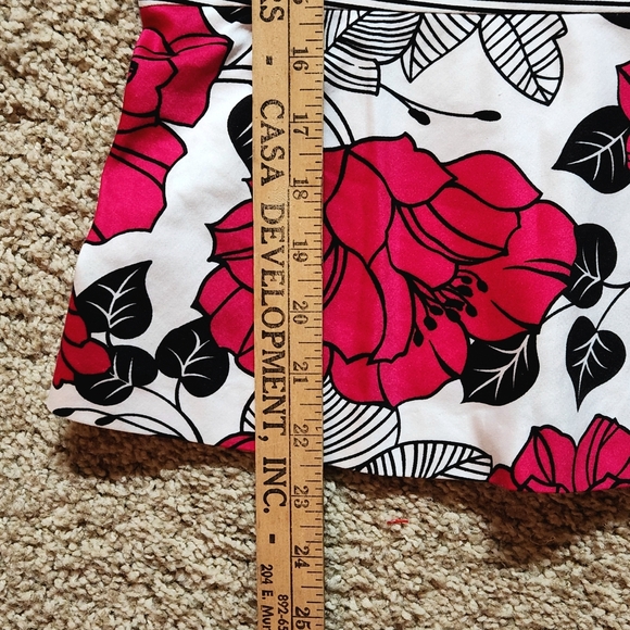 VTG Dorby 2 piece skirt set Size 12 Colors magenta black white - Picture 12 of 15